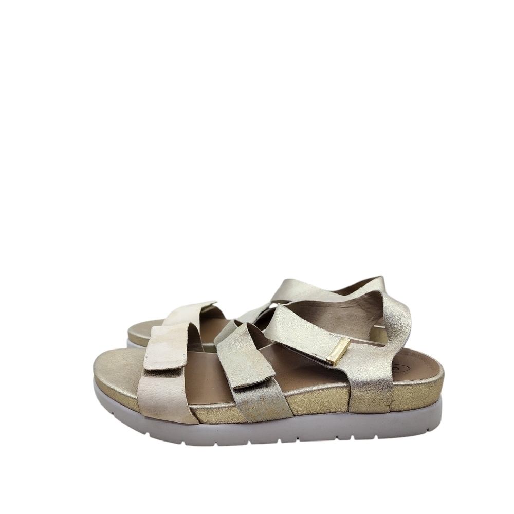 Aetrex Women's Zoey Adjustable Straps Sandals Gold